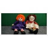 Two  Handmade 18' Dolls