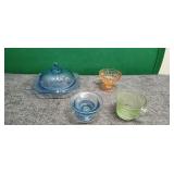 4) Vintage Collectible Glass Items