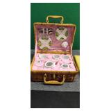 Vintage Oneida Strawberry Plaid Tea Set