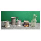 Metal. Mugs, Cocktail Glass & Caraft