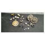 Vintage Earrings and Pins