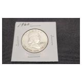 1960 Franklin Silver Half Dollar
