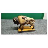 Limited Edition Buffalo Statue 1356/ 5000 Signed