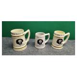 Vintage Pittsburgh Steelers Ceramic Mugs