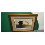 21'ï¿½26' Signed Wall Art (Black Dog)