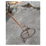 Vtg Rolatape Metal Measuring Wheel