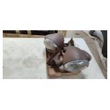Two Vintage Headlights