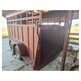 1991 Wilz 4-Horse Trailer WRY848A91 16'x60' inside