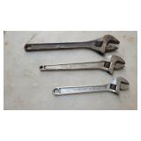 3) Crescent Wrenches