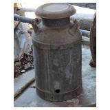 Galvanized Milk Can