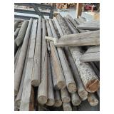 3.5' ï¿½ 12' Wood Poles (30+)