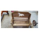 Small Kids Wood Bench