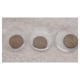 1945, 1959 & 1973 Pennies