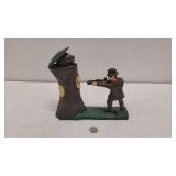 VTG Teddy & The Bear Mechanical Coin Bank
