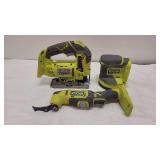 Ryobi Miter Saw, Dremel & Palm Sander