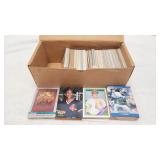 Box of Baseball & Football Cards