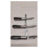 3) Stainless Steel Barlow Knives