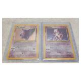 1999 Holo Gengar & Mewtwo Pokï¿½mon Cards