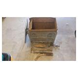 Ammo Can With Vintage Metal Contents