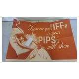 Vintage 'PIPS' Poster is