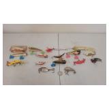 17)  Vintage Fishing Lures