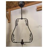 Antique Hanging Gasolier Light Frame
