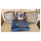 1 NIB & 3 Used Tarps