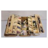 Tackle Box with Hooks. Lures & More