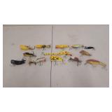 13)  Vintage Fishing Lures