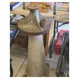 Vtg Cast Iron Pedestal Base and Mount