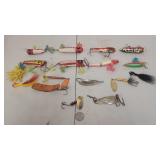 15)  Vintage Fishing Lures