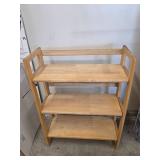 3-Tiered Folding Bookshelf