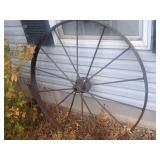 Antique Farm Implement Wheel