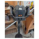 Vtg Stanley Double-End Bench Grinder