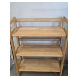 3-Tier Folding Book Shelf
