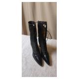 Vintage Black Boots (unknown size)