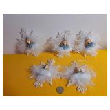 Frozen Charlotte Snowflake Girl Ornaments