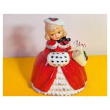 Napco Christmas Lady w/Muff Planter