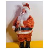 Vtg Wind-Up Santa Claus Doll