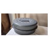 Vintage Graniteware Roasting Pan