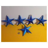 Blue Star Ornaments