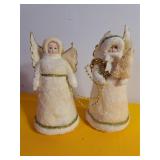 Spun-Cotton & Chenille Angel Figurines