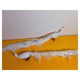 Holiday Long Tail Dove Decorations