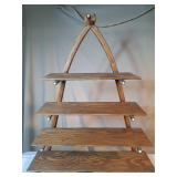 4 Tier Wooden Display Shelf