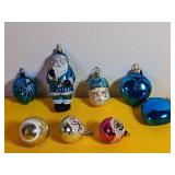 Blue Santa Claus Ornaments