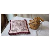 Vintage S.L.C. Travel Pillow & Cat Potato Sack