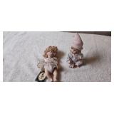Vintage Geppeddo Porcelain Doll & Baby ,Doll