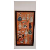 MCM Paper Doll Wall Art  13 1/2' ï¿½ 25 1/2'