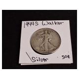 1944 S  Walking Liberty Silver Half Dollar