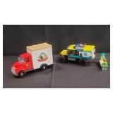 Lego Moving Truck & 4x4 Rescue Truck